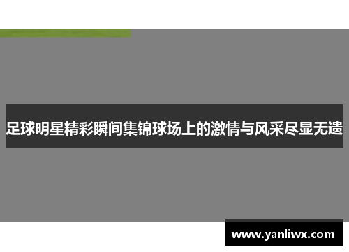 足球明星精彩瞬间集锦球场上的激情与风采尽显无遗